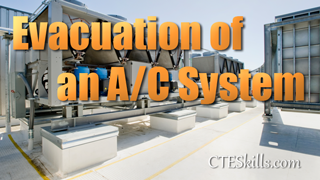 HVAC-P Evacuation of an A/C System