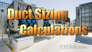 HVAC-B Duct Sizing Calculations