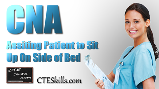 HST-CNA - Assisting a Patient to Sit Up On The Side of The Bed